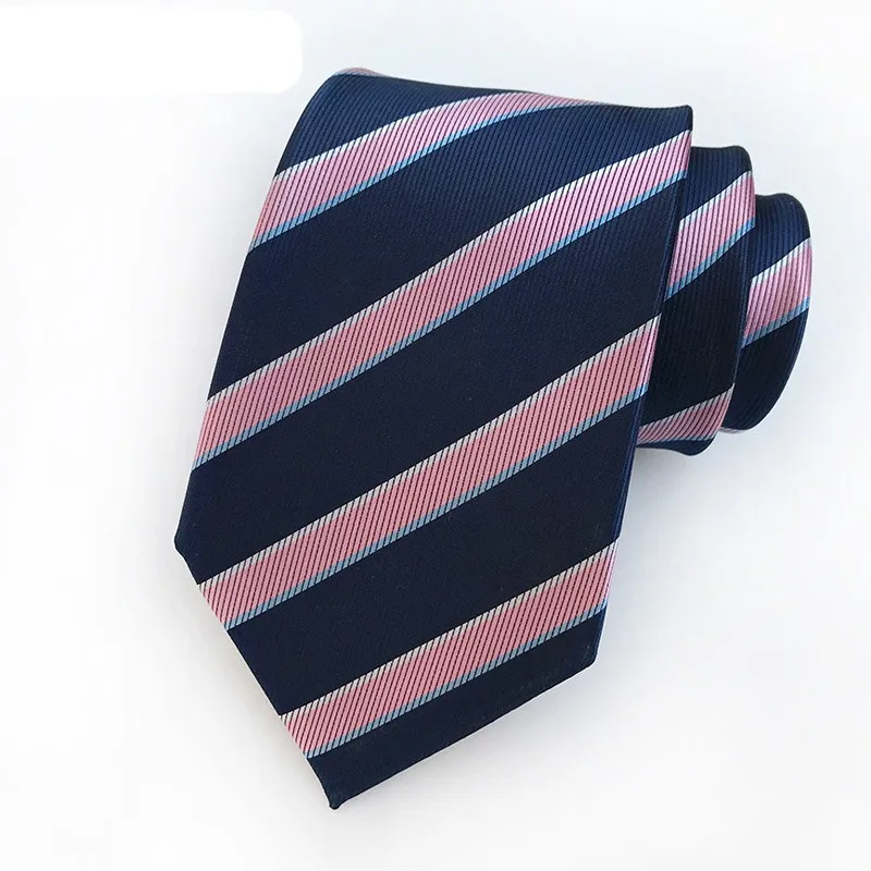 

8cm Purple Red Tie Men Necktie Father's Day Birthday Tie Wedding Accessory