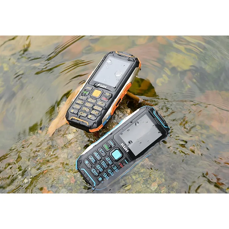 KUH T8 настоящий водонепроницаемый пыленепроницаемый ударопрочный IP67 прочный телефон Вибрация банк питания для мобильного телефона сотовый телефон рус письмо