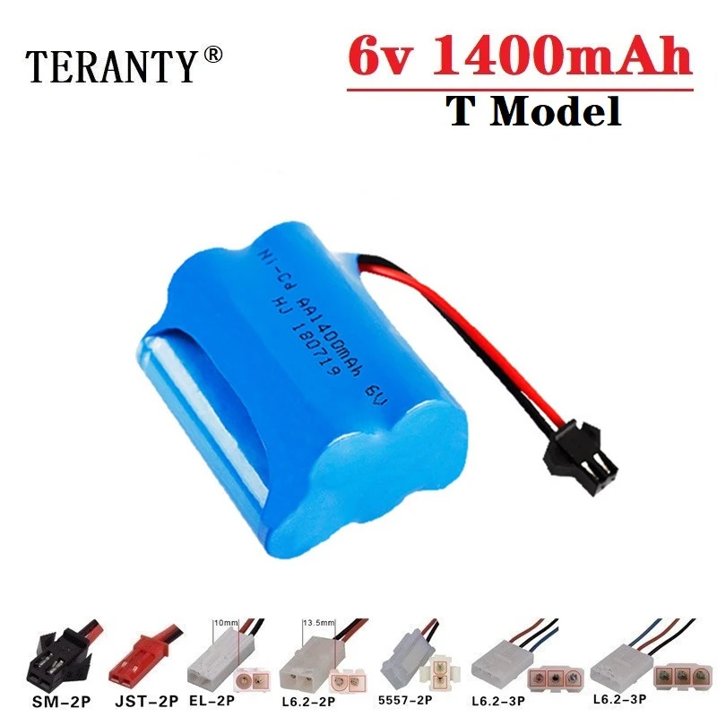 Обновленная никель кадмиевая батарея 6 в 1400 мАч для игрушек автомобилей танков