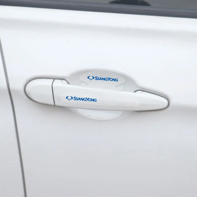 8 шт. наклеек на дверные ручки автомобиля защитная пленка для SsangYong Actyon Туризм Rodius