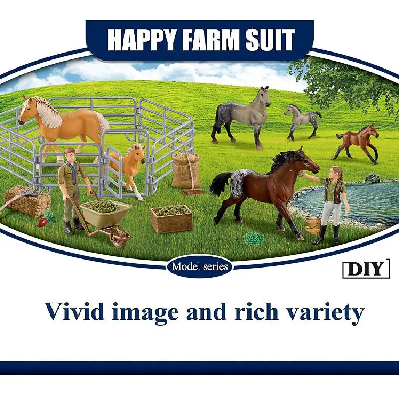 Мини фигурка зоопарка с животными в мире экшн детская игра домашние игрушки