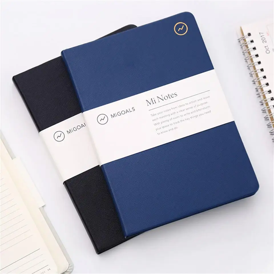 Блокнот А5 в твердой обложке кожаный офисный ежедневник простой журнал