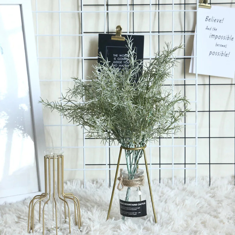 Иголка искусственной сосны трава пластиковая растения спаржи искусственные