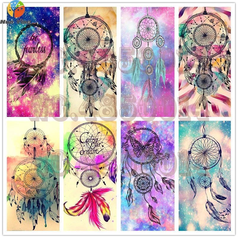 5D алмазная живопись орнамент Музыка Ветра Ловец снов узор вышивка мозаика