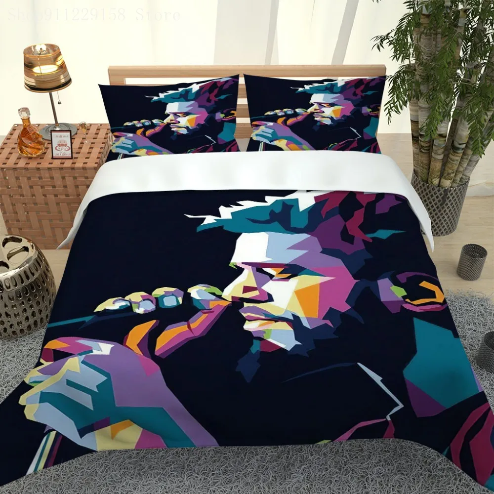 

3-Piece Set Of Cartoon Animation Pattern Fashion Patterned Bedding, Bedroom Cover, Duvet Cover, Multi-size Bed Cover