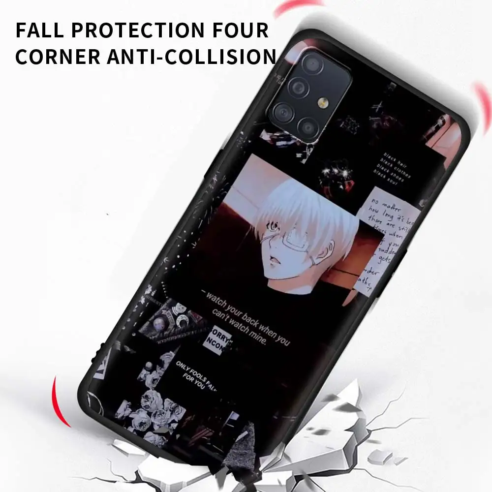 

Tokyo Ghoul Anime Phone Case For Samsung Galaxy A51 A71 A21S M31 M31s M30s A31 A41 A11 A01 M51 Soft Matte Coque Back Cover