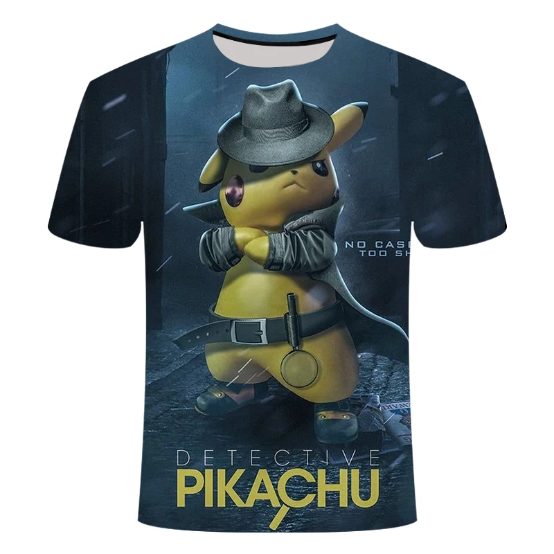Фото Pokemon Go Мужская футболка модные топы с Пикачу принтом Harajuku хип хоп футболки Pokemon Go Мужская футболка модные топы с Пикачу принтом Harajuku хип хоп футболки
