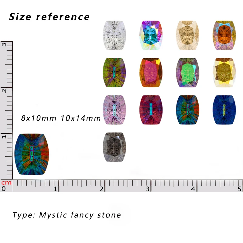 Мистический необычный камень прямоугольные камни горный хрусталь Хрустальное