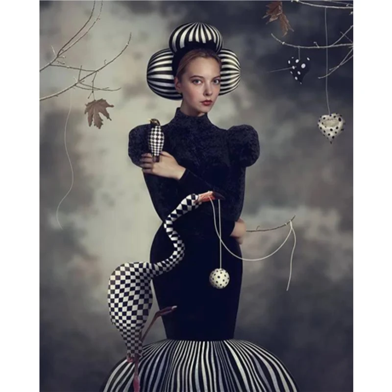 

Diamond Painting 5D Diamonds DIY Portrait Cross Stitch Full Square Drill Embroidery Colorful Handmade Home Room Wall Decor