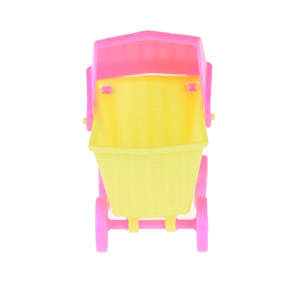 

11*5*8cm Mini shopping cart Dolls For Kelly Dolls Children Baby Girl Choose Furniture Doll Kids Toy Dollhouse Accessories