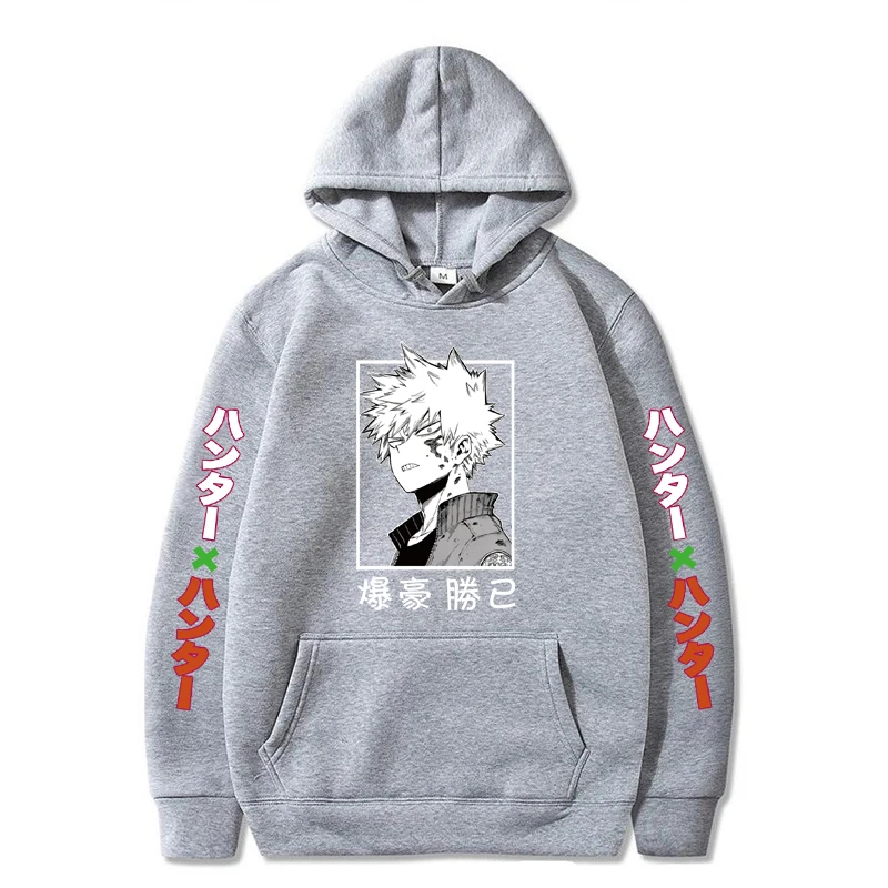 

Hunter X Hunter Killua Hoodie Japanese Anime Women's Hooded Sweatshirt Harajuku Fun Cartoon Long Sleeve Casual Overisze Hoodie