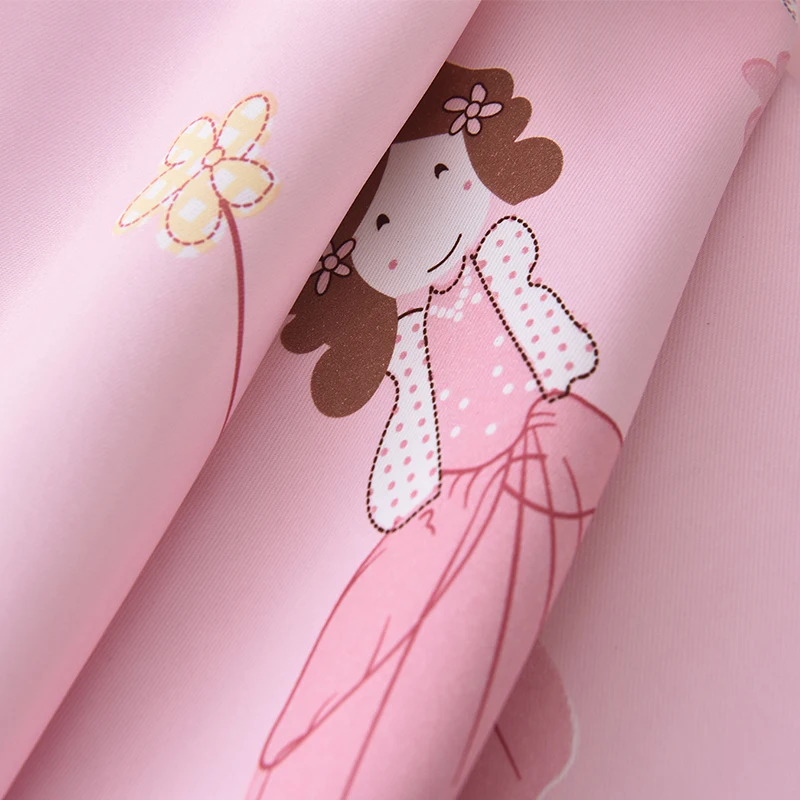 Детские занавески Мультяшные розовые принцессы для девочек детской комнаты