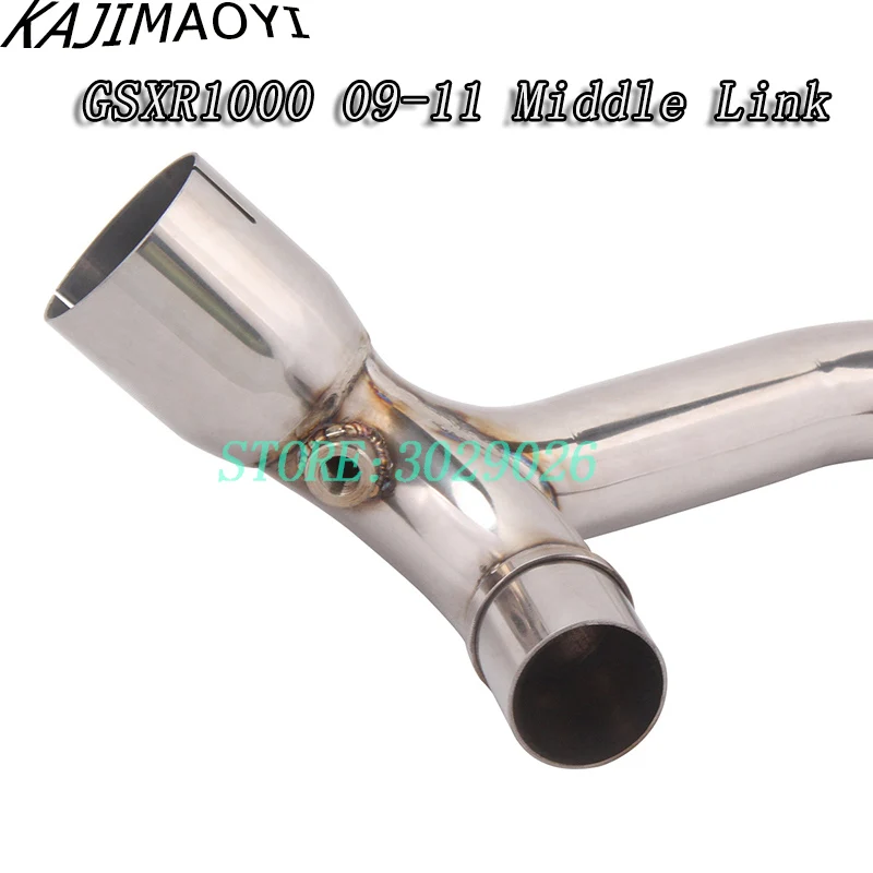 GSXR1000 GSX R1000 GSXR 1000 Модифицированная средняя звеньевая труба слипоны на полной