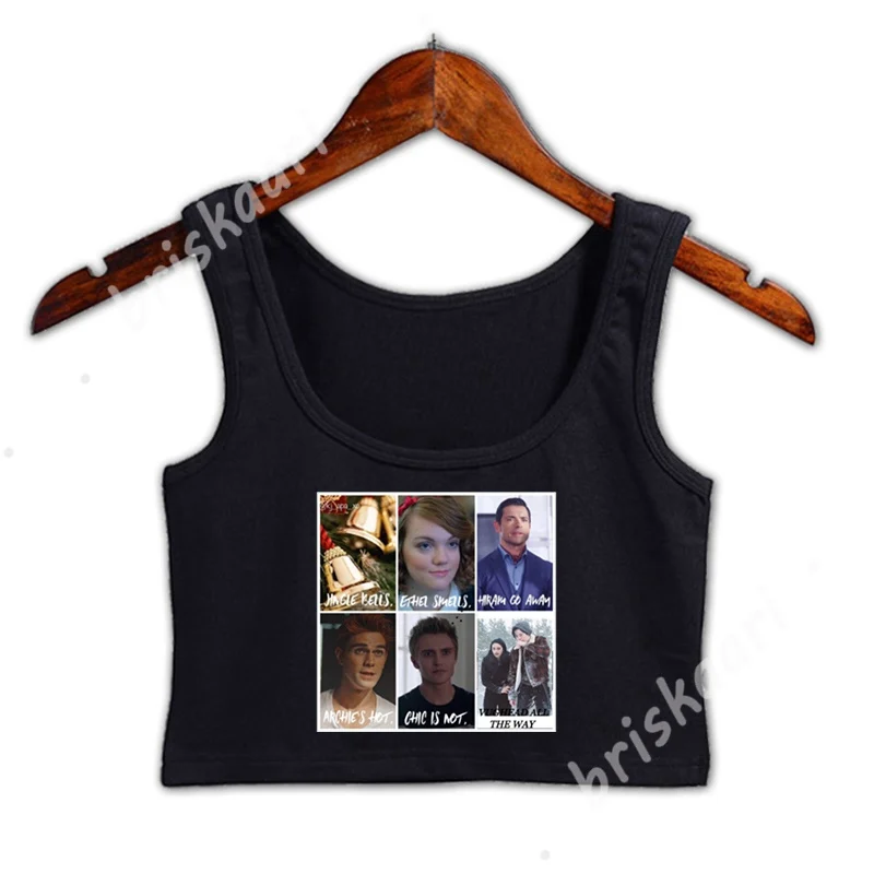 Ривердейл Рождество Топ интересный дизайн без рукавов для маленьких