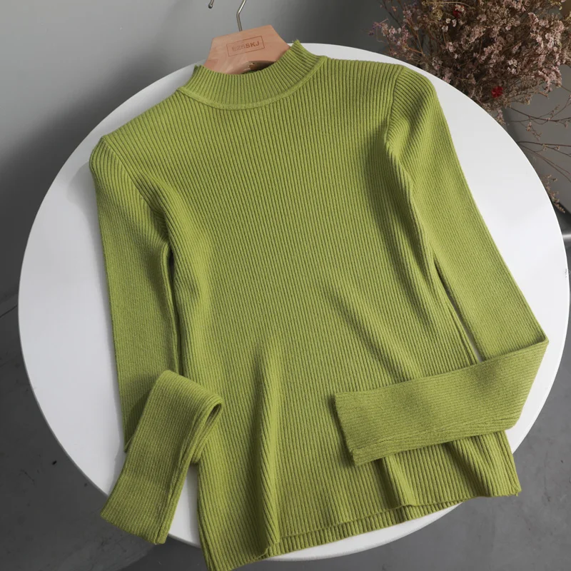 Winter Knitting Sweater Pullovers Women Long Sleeve Tops Turtleneck Knitted Chic Woman Clothes Female Casual Streetwear | Женская одежда
