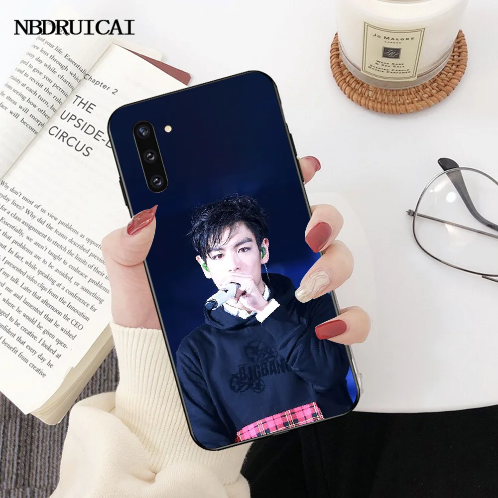 Черный мягкий чехол для телефона из ТПУ PENGHUWAN BigBang T.O Samsung Note 3 4 5 7 8 9 10 pro M10 20 30 |