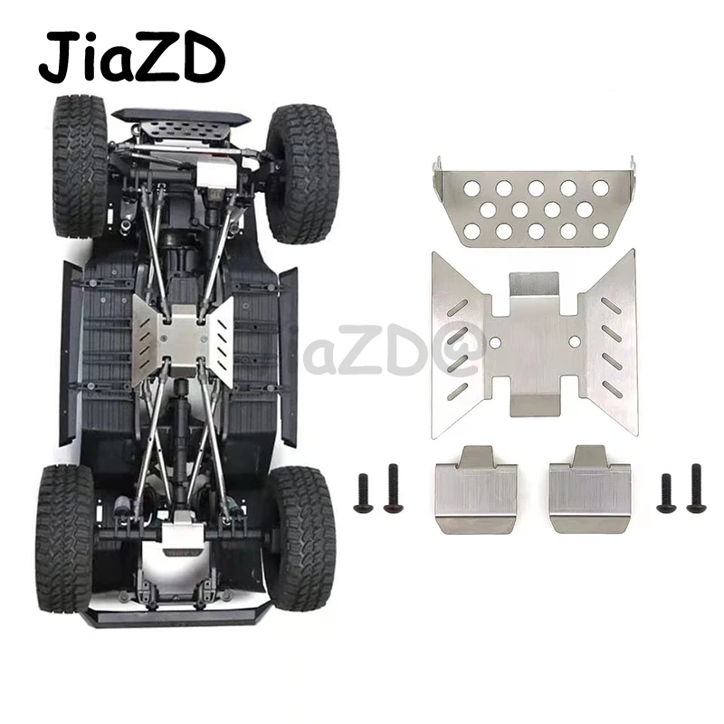 

Metal Front Guard Axle Protective Plates Bottom Chassis Armor Set for Axial SCX10 III AXI03007 Jeep Wrangler RC Car Parts