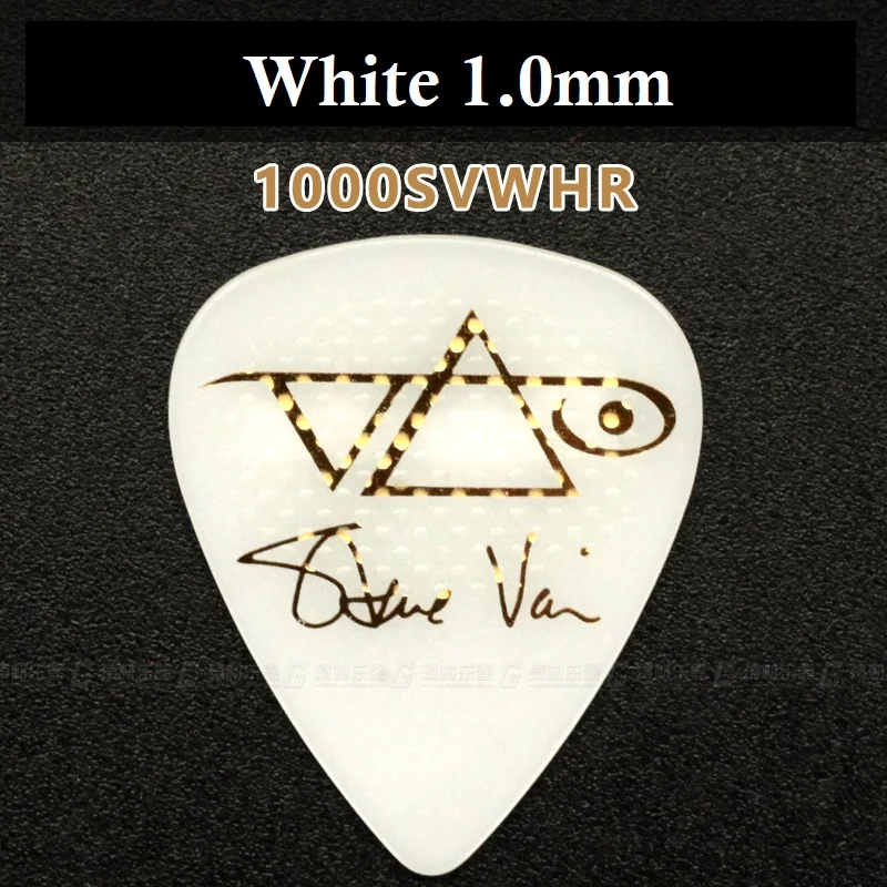 Ibanez Steve Vai Фирменная резиновая ручка медиатор, калибр 1,0 мм - Цвет: Белый