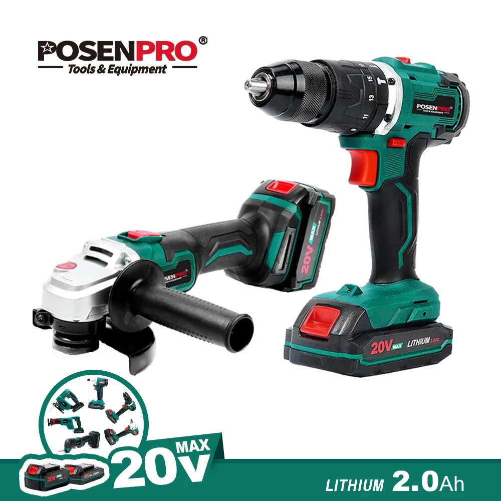 Электрический бесщеточный угловой шлифовальный станок беспроводная дрель 20 в