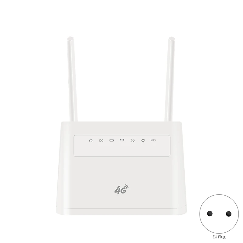 Разблокированный Домашний Беспроводной Wi Fi роутер 3G 4G LTE 300 Мбит/с 2 антенны со