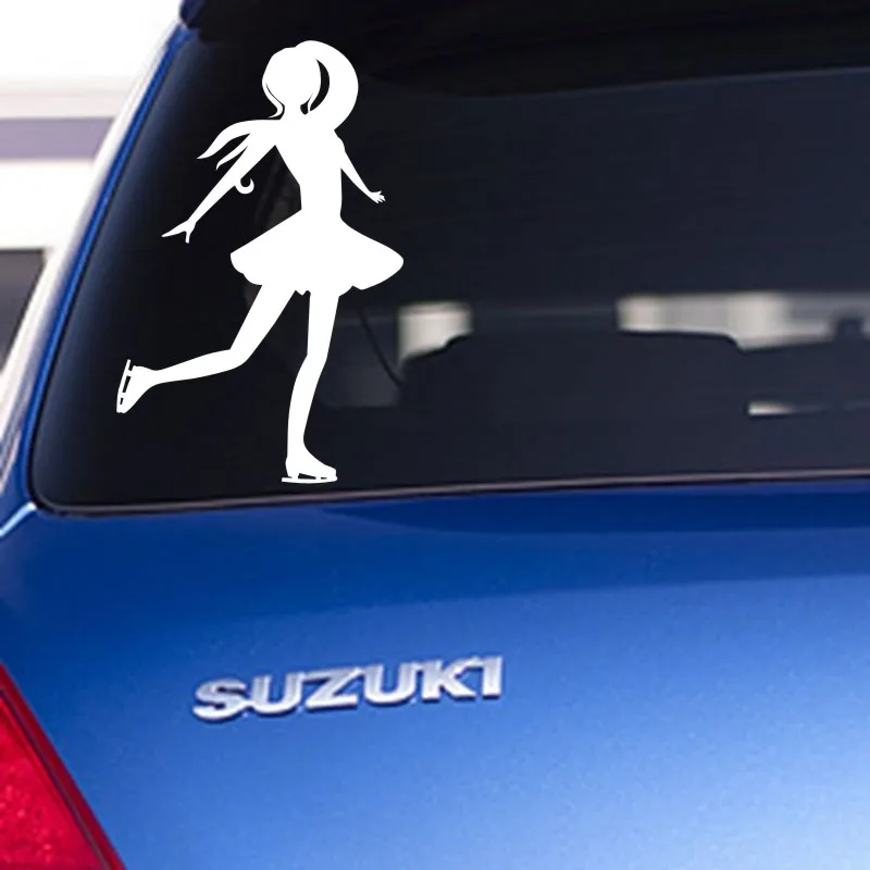 

Figure Skating Sticker Decal Skiing Ice Sports Posters Vinyl Pegatina Wall Decals Decor Mural Car Figure Skating Decal