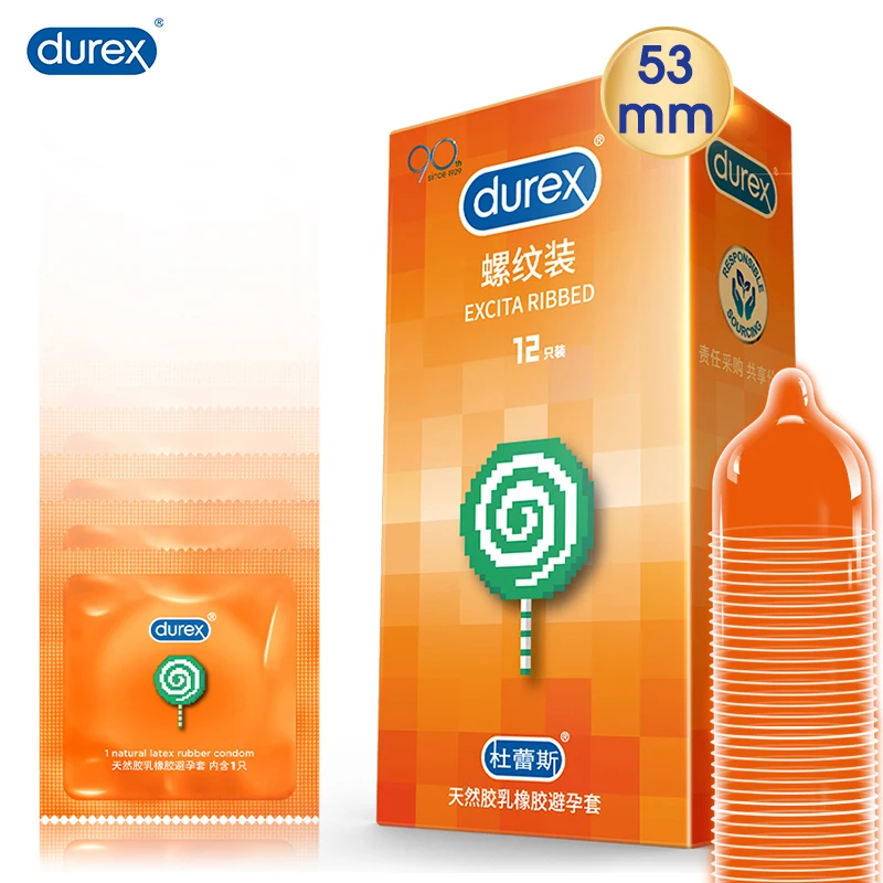 Презервативы Durex для пениса XL толстый ребристый точечный презерватив с