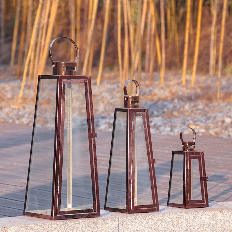 Металлический Подсвечник в скандинавском стиле роскошный современный