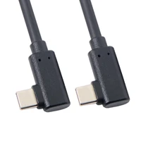 usb c type c to type c cable gen2 10gbps 65w dual 90 degree left right angled type