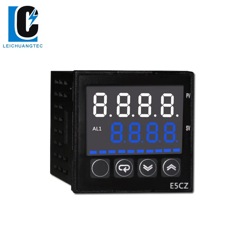 Controlador de Temperatura com Alarme Display Industrial 48*48mm 4-20ma ou 0-10v Saída Leichuang Tec Novo E5cz Lcd Pid