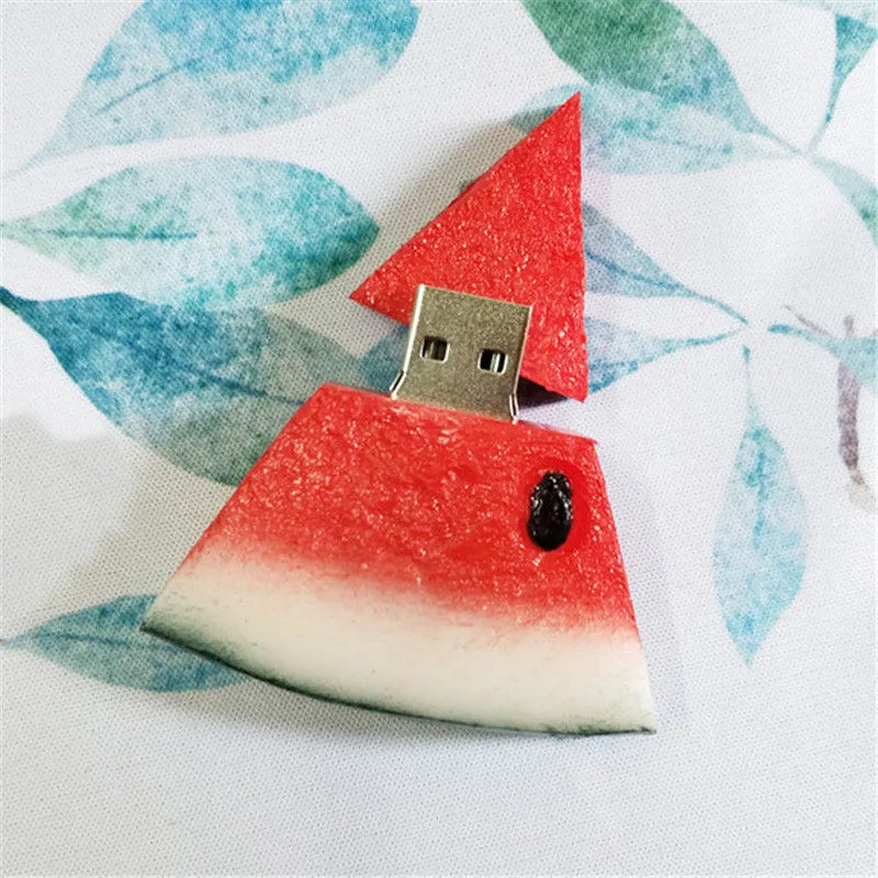 Арбузный USB флэш накопитель 64 ГБ 32 16 8 4 флеш карта памяти 2 0 диск Оптовая торговля
