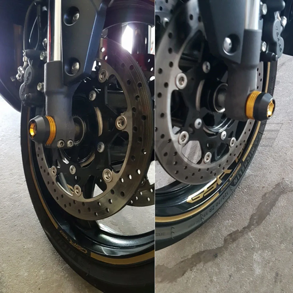 Передний Задний Мост вилка крушение ползунки для HONDA CBR600RR 2005 2015 14 12 10 08 06