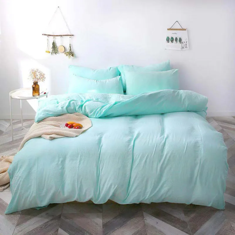 

2019 Solid color home textile bedding quilt adult children bed quilt washable non-fading quilt