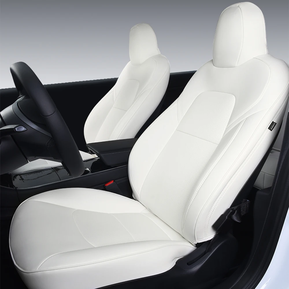

New Car Seat Cover Cushion Full Surround For Tesla Model 3 Y PU Leather 2020 2021 Waterproof Styling Interior Accessories