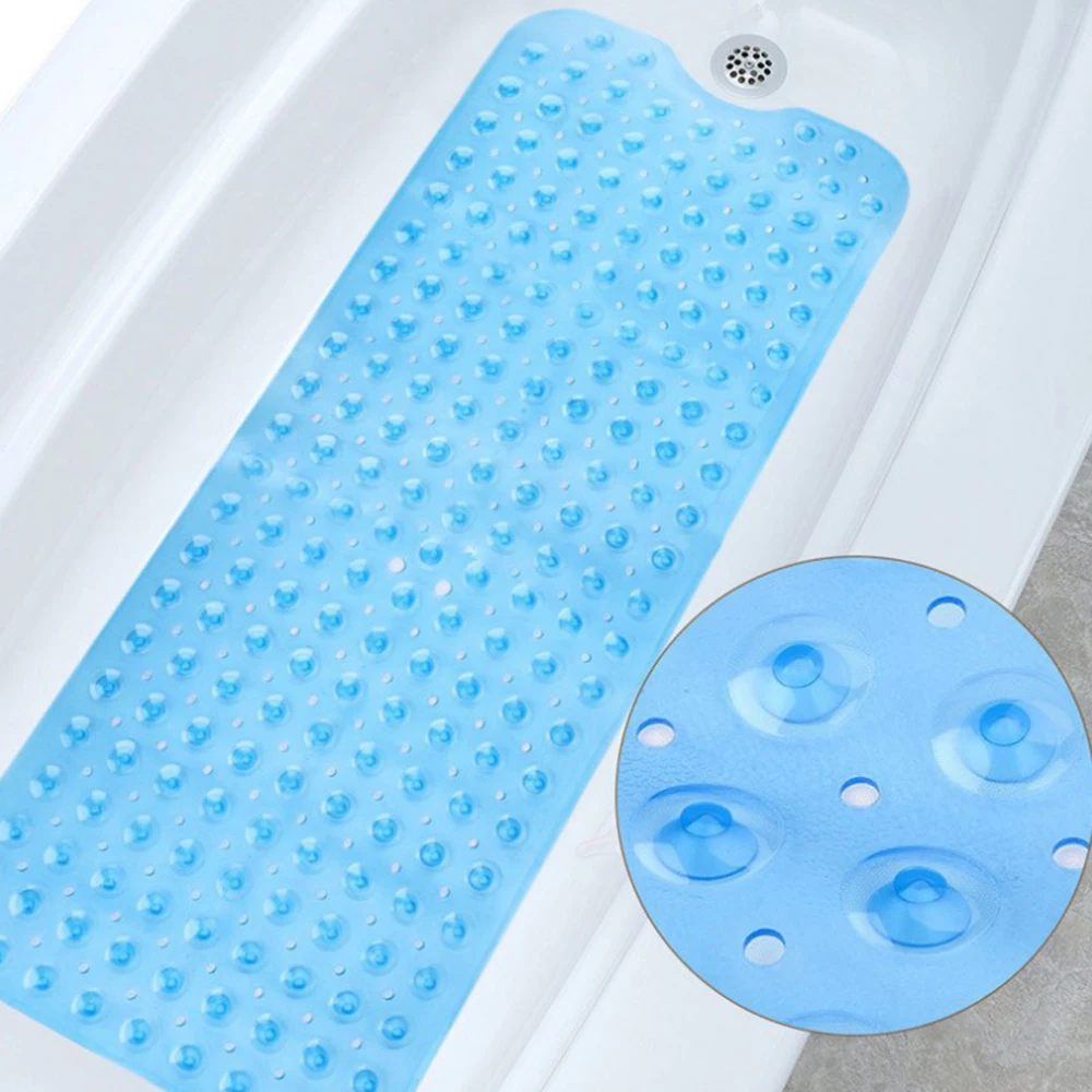 

1PC Bathtub Mat Non Slip Bath Tub Mat Anti Slip Extra Long Large Shower Square Mat Pad Non Skid for Bathroom Suppiles 4 Colors
