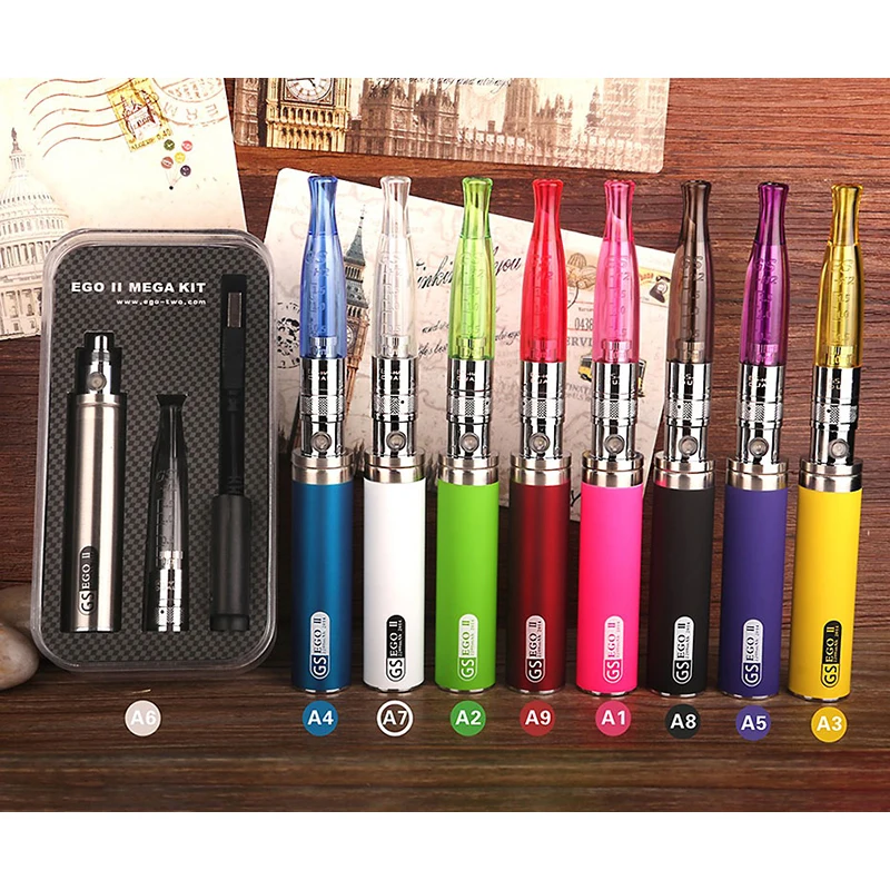Оригинальный GS Ego 2 мега стартовый набор электронная сигарета II 2200 мАч