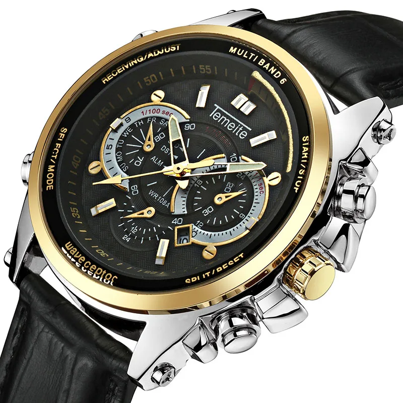 Мужские кварцевые часы из нержавеющей стали водонепроницаемые до 3 АТМ | Наручные