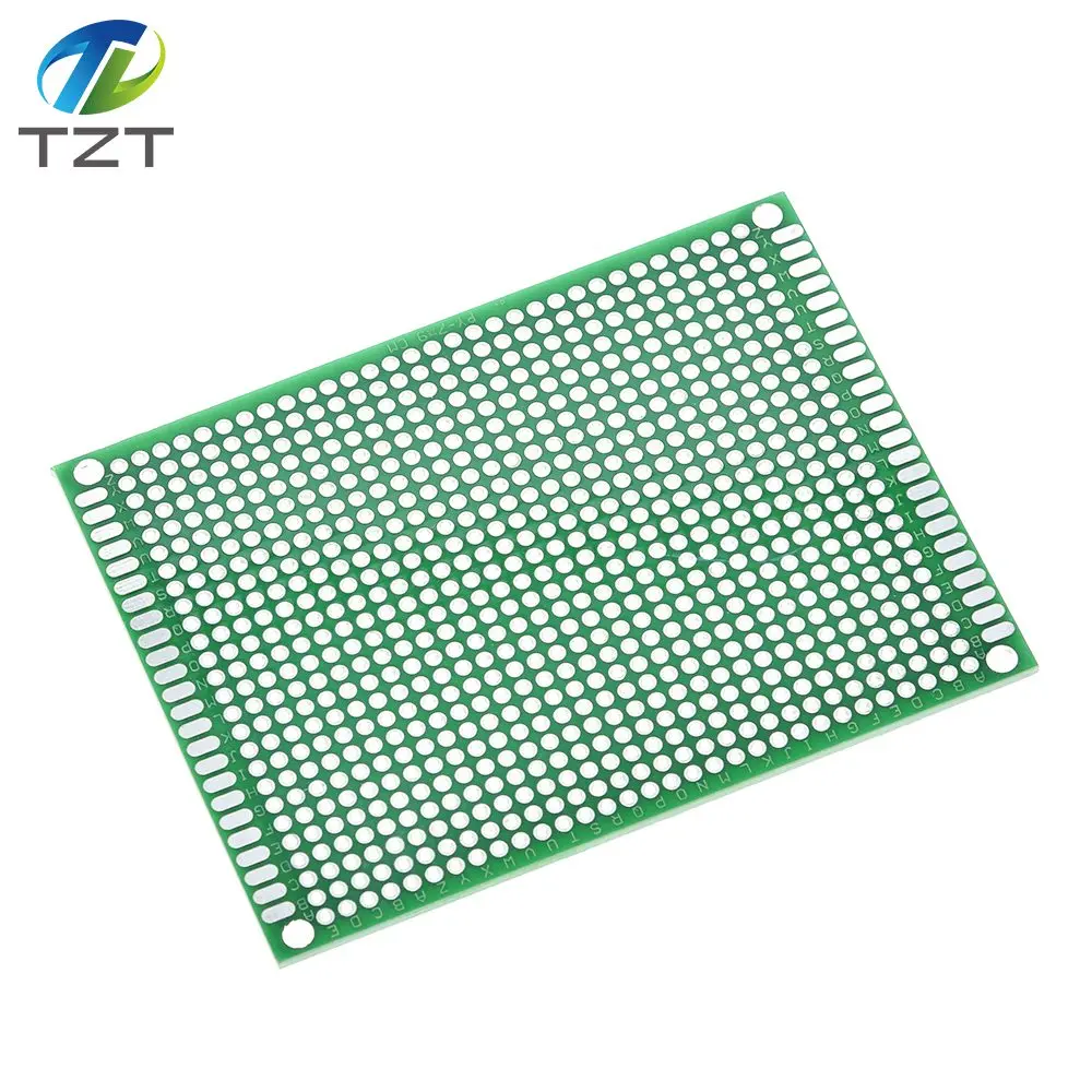 1 шт. TZT 7x9 7*9 см двухсторонний прототип печатной платы Луженая универсальная плата