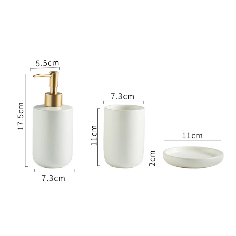 

Creative Ceramic Toothbrushing Cup Toothbrush Holder Cup Bathroom Mouth Cup Emulsion Container Dishwashing Liquid Container