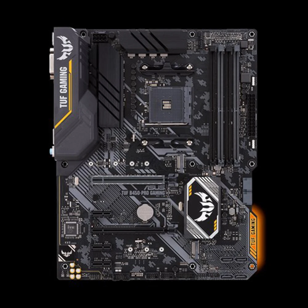 Материнская плата ASUS TUF b450m pro GAMING mATX с RGB светодиодный подсветкой поддержка до DDR4
