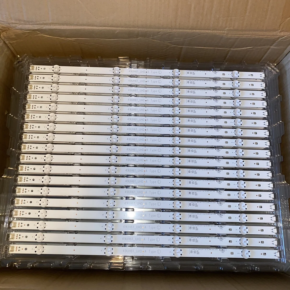 

8 PCS/set LED backlight strip for LG 49UH610V 49UH603V 49UH601V 49UH620V innotek 15.5Y 49inch 49UH61_UHD_A B HC490DGN-SLNX5-514X