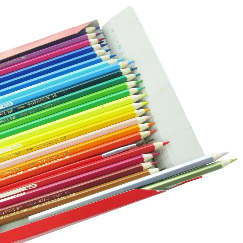 Водостойкий карандаш Faber Castell 12/24/36/48 цветов набор нетоксичных карандашей для