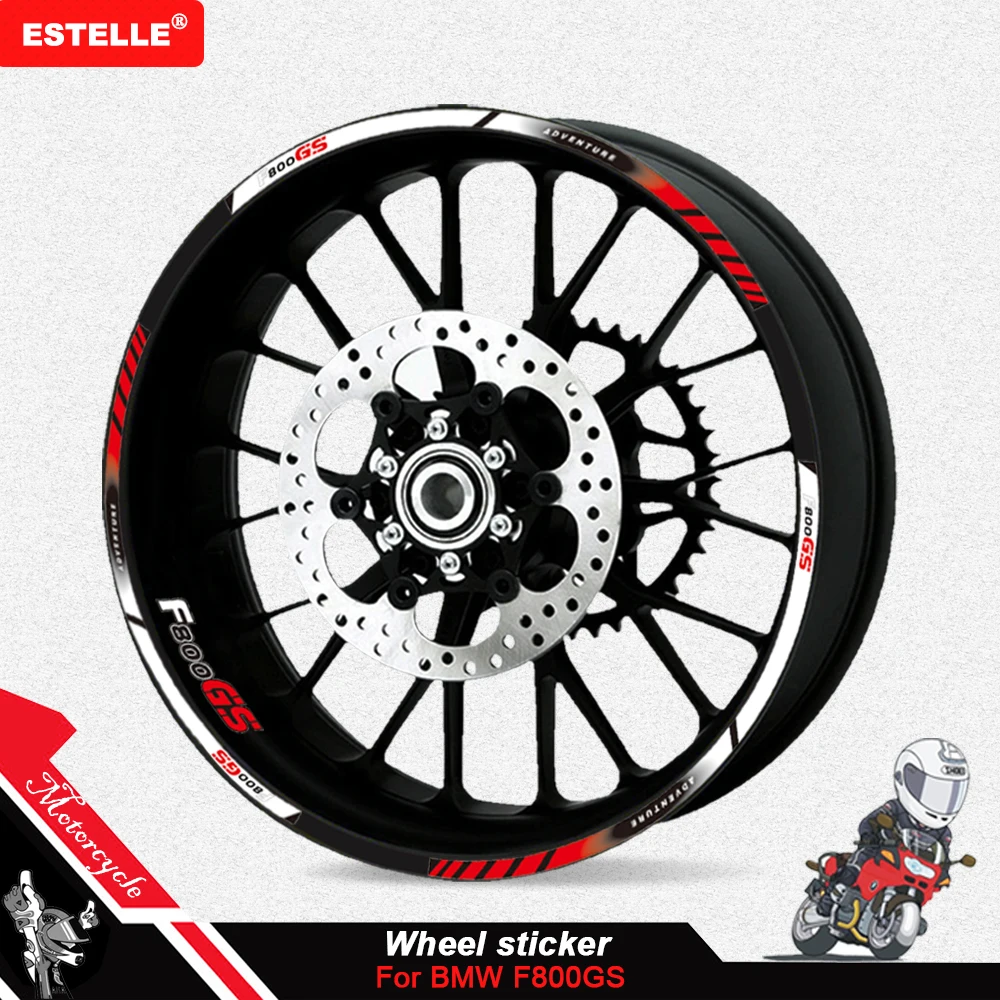 Велосипедные наклейки на колеса светоотражающая лента обод для BMW F800GS F 800GS F800 GS -