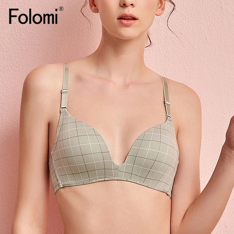 Простые удобные бюстгальтеры для женщин пуш ап без косточек A B бесшовное нижнее