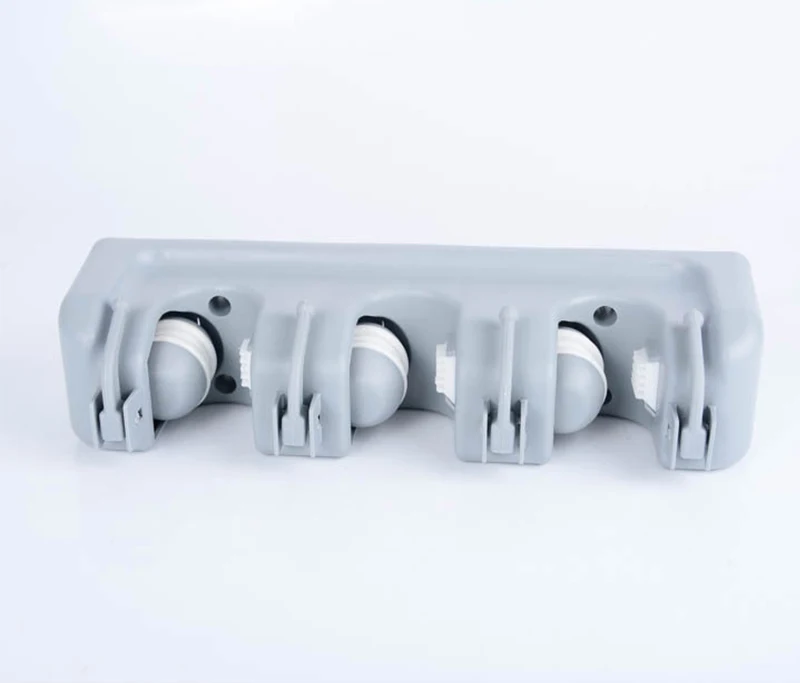 26.5x9x7CM Настенный держатель для швабры 3/4/5 позиций многофункциональный тряпка для швабры зубная щетка отель зубная вешалка для хранения вешалок Швабра для домашнего хозяйства щетка Крючки - Цвет: 26.5x9x7CM