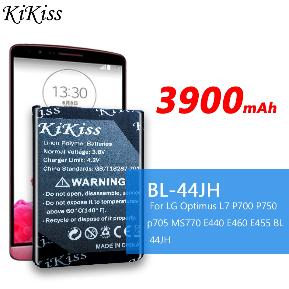 Аккумулятор большой мощности на 3900 мАч для LG Optimus P705 L4 E440 E460 P700 LS860 MS770 LG730 US730 + трек
