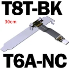 ADT-Link Внутренний USB 3.2 Type-C к USB 3.2 Type-C удлинитель плоский кабель до 20 Гбитс GEN2x2 30 см