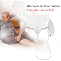 reusable silicone urine collection urinal portable urinary system urination device urinal elder adults urine bag collector