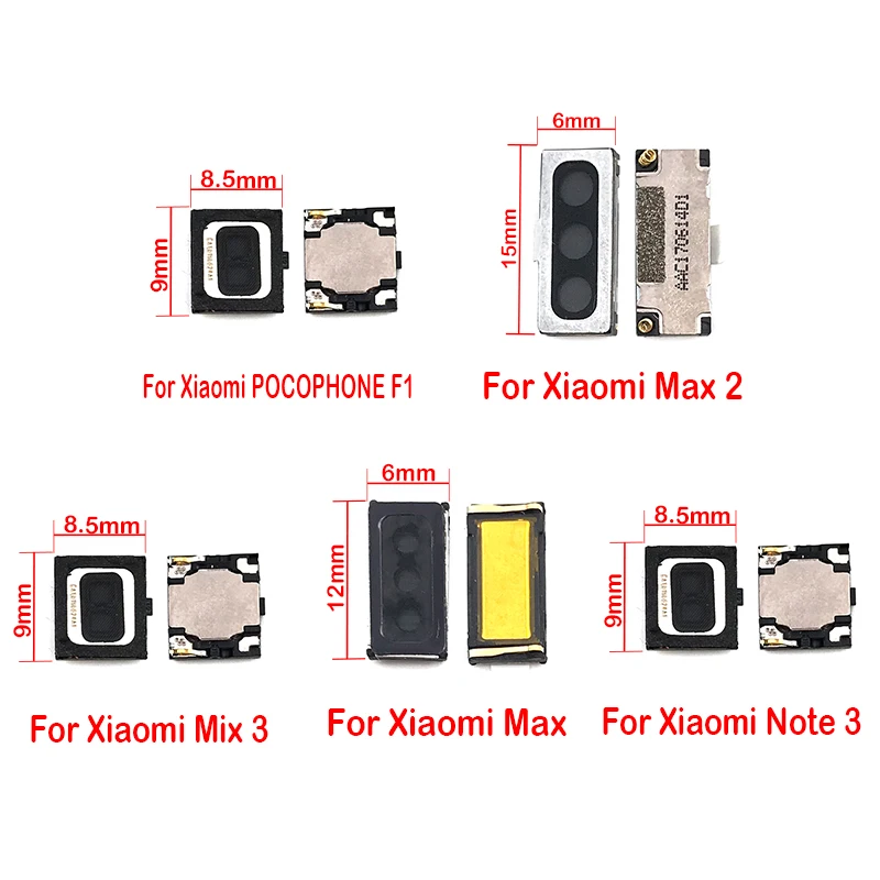 

100pcs/Lot Earpiece Speaker Sound Receiver Flex Cable For Xiaomi Mi 9 9se 8 8se Lite 5 5S 6 A1 5X A2 6X Pocophone F1 Max Mix 2