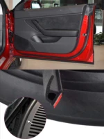car accessories for tesla model y door seal kit soundproof rubber weather draft seal strip wind noise reduction kit 2016 2021