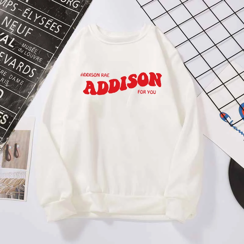 

Женская толстовка с капюшоном ADDISON RAE:addison for You Pouty Face, пуловер, уличная одежда, мужская одежда, розовый топ, Женское пальто, 2020